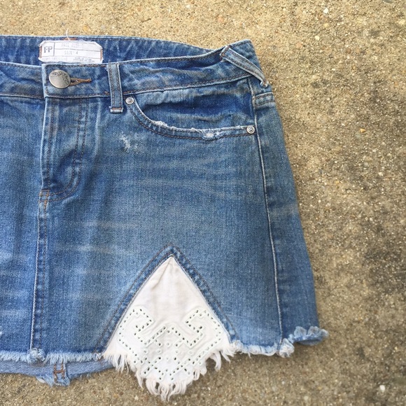 Free People Jean Skirt, Free People, Jean Skirt - Picture 2 of 7